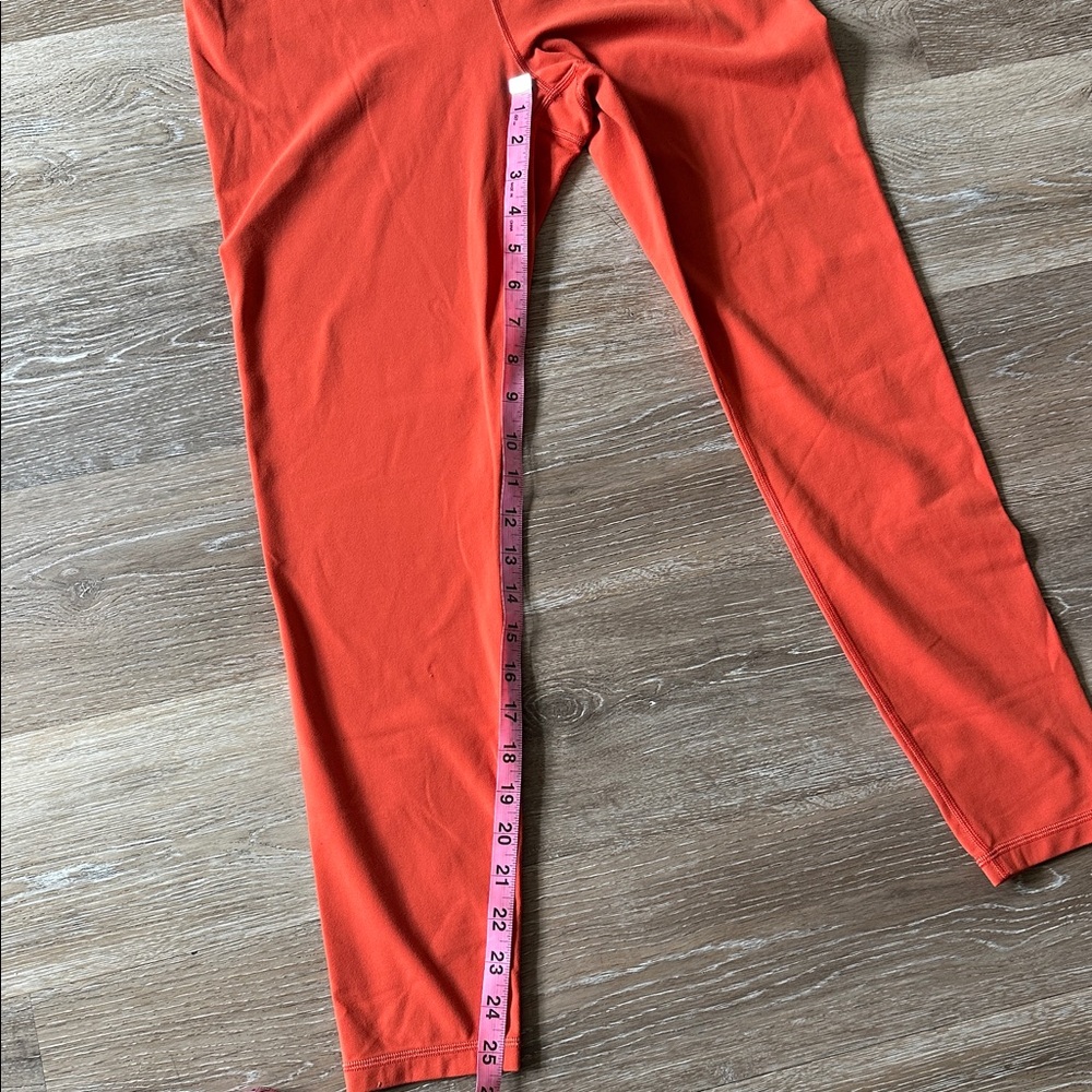Athleta Bright Orange Leggings - Picture 4 of 8